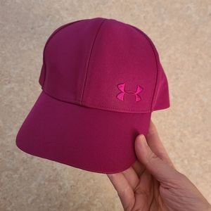 Under Armour Pink Adjustable Hat in One Size Fits All